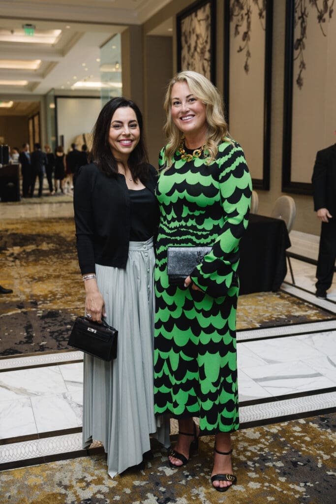 Nicole Katz, Margot Athon at the MD Anderson Cancer Center 'Living Legend' dinner  (Photo by Johnny Than) 