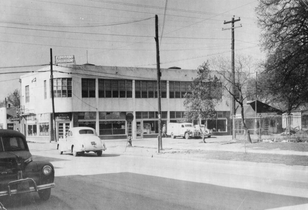 Eldorado Ballroom, corner of Elgin and Emancipation Streets, 1948. (Courtesy Houston Public Library)