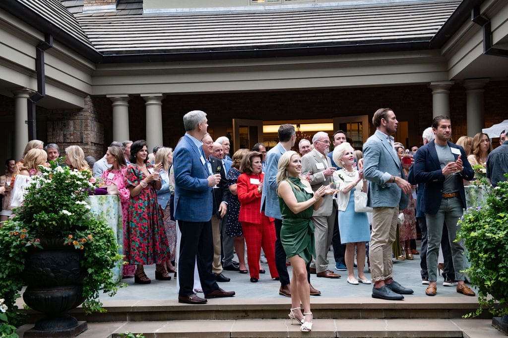 Guests at the Best's garden party (Photo by Tamytha Cameron)