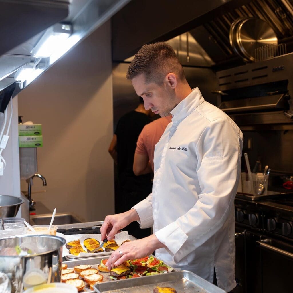Chef Christophe de Lellis teams up with the Cohanim brothers on Mamani. (Courtesy of Bar Colette)