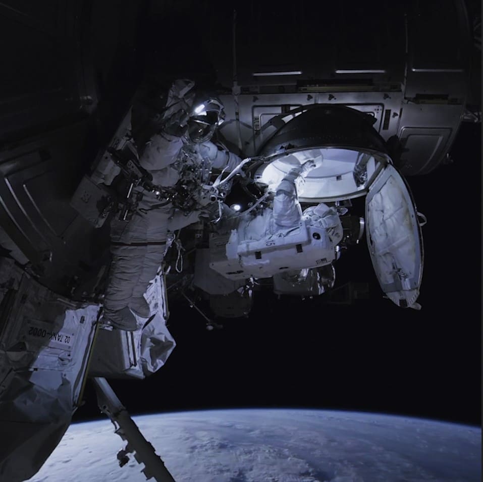 The VR experience takes explorers onto the International Space Station. 