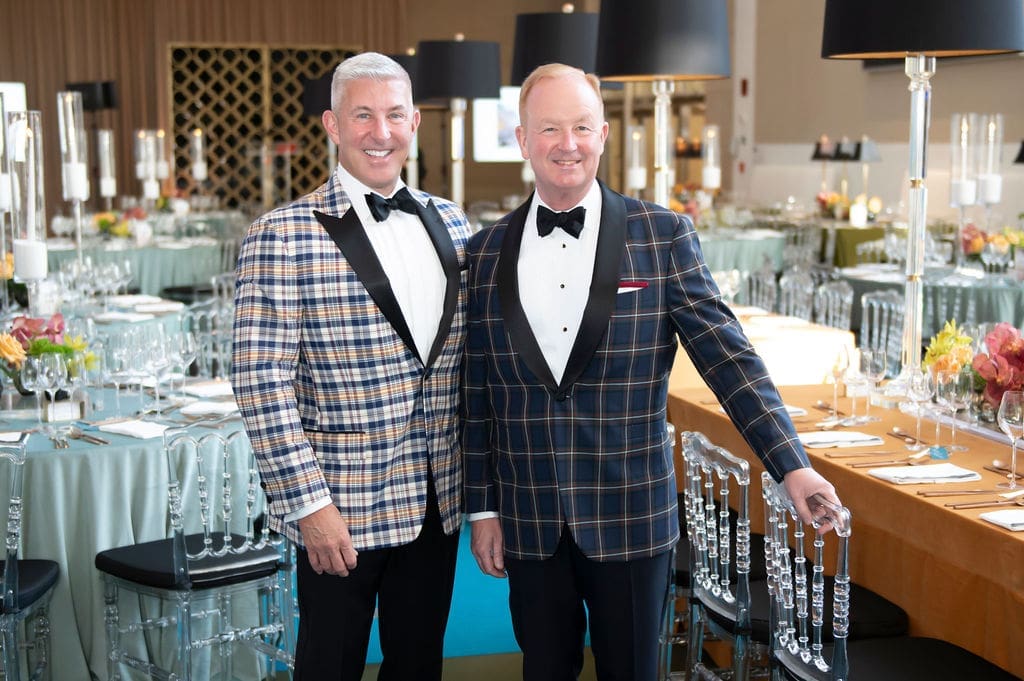 Art Ball 2024 co-chairs Andy Smith & Paul von Wupperfeld  (Photo by Tamytha Cameron, Nate Rehlander, and Rob Wythe)