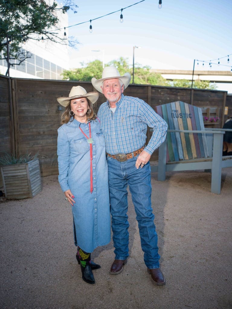 Cyndy Garza Roberts & Thomas Roberts at the Cattle Baron's Ball kick-off held at The Rustic Downtown. (Photo by Daniel Ortiz)
