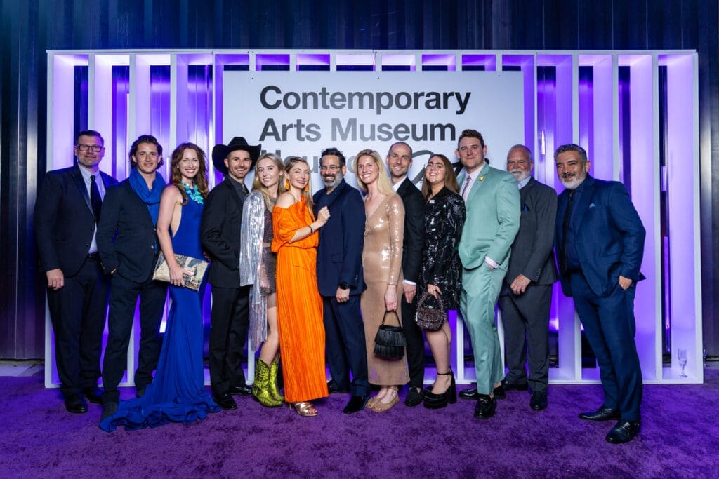 Edd Kazinski, Nick Campbell & Kelly Frye Campbell, Ben Wescoe, Simone Sheilds, Katharine Barthelme Frank & Shane Frank, Chris G at CAMH 75th Gala (Photo by Emily Jaschke)