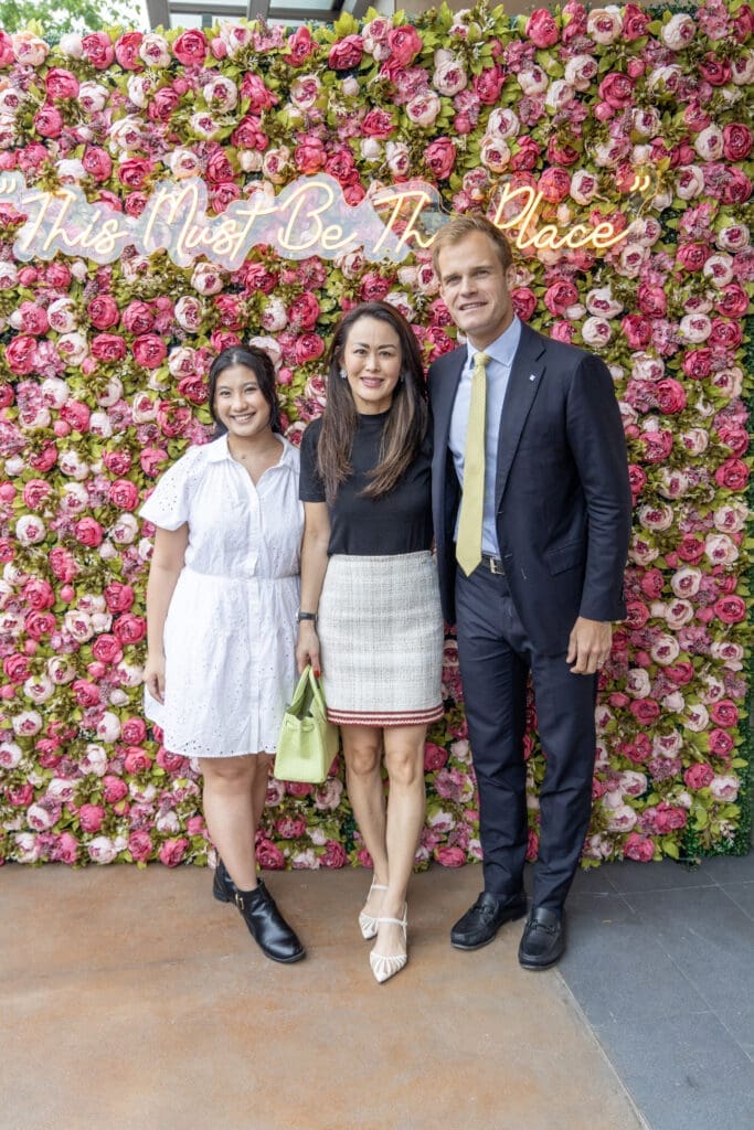 Elaine Phan, Fenche Shen, Nick Boulle at the de Boulle Diamond & Jewelry lunch at Bari (Photo by Jordan Geibel)
