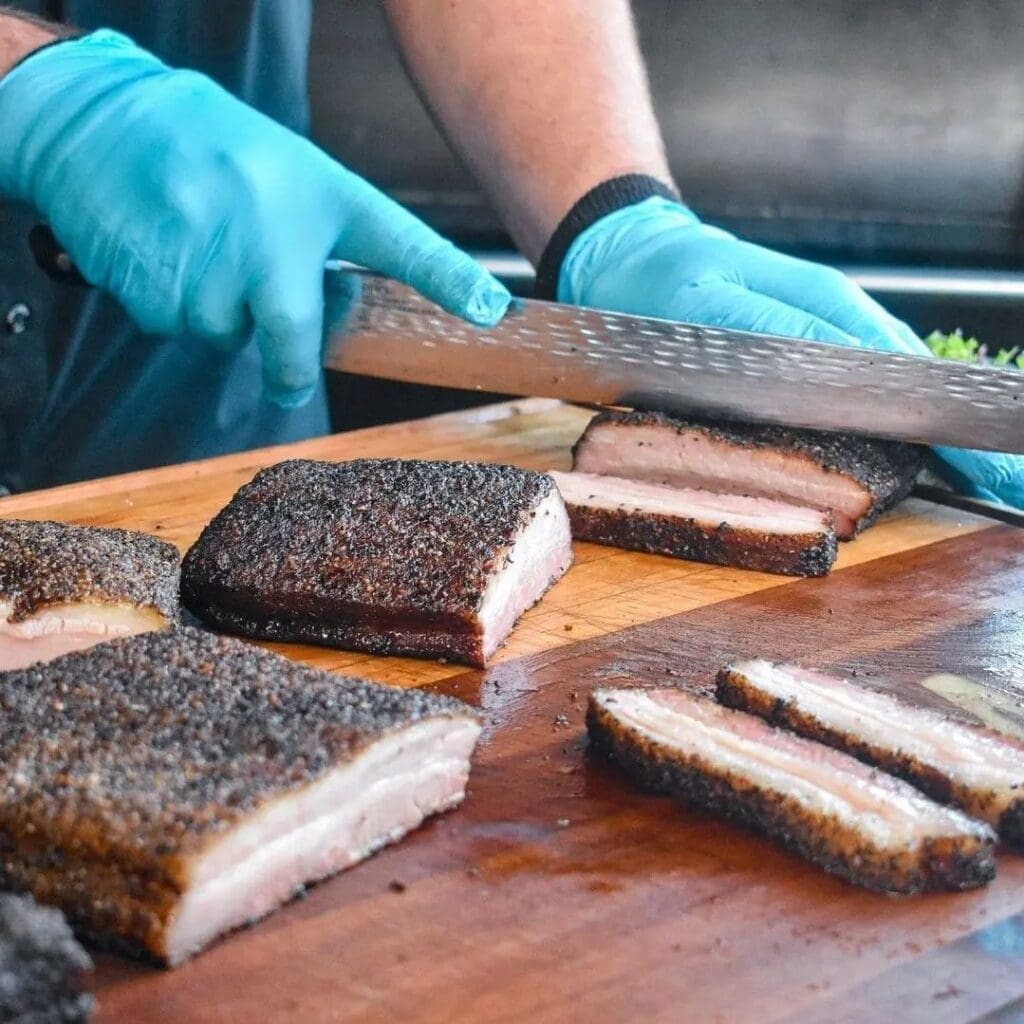 Bacon brisket has long been a staple at Dayne's Craft Barbecue.