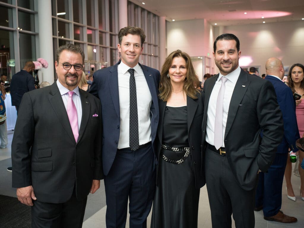 Fernando Somoza, Paul Weitz, Martine Weitz, Storm Somoza at the grand opening of Central Houston Cadillac's new location near NRG Park (Photo by Daniel Ortiz)