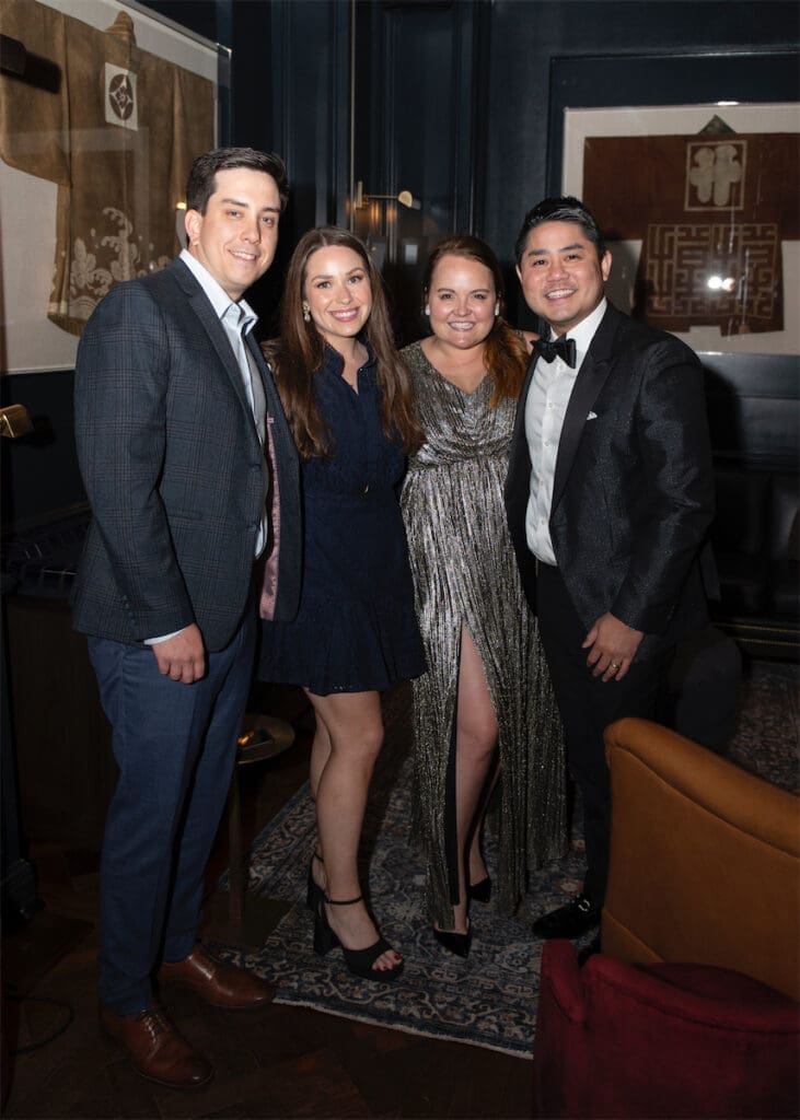 Garrett Schulze, Olivia Burgin and Heather and Rob Liu