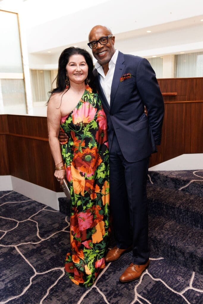 Guardie & Simin Banister at DACAMERA's Music Salons and Jazz Supper Club evening (Photo by Katy Anderson)