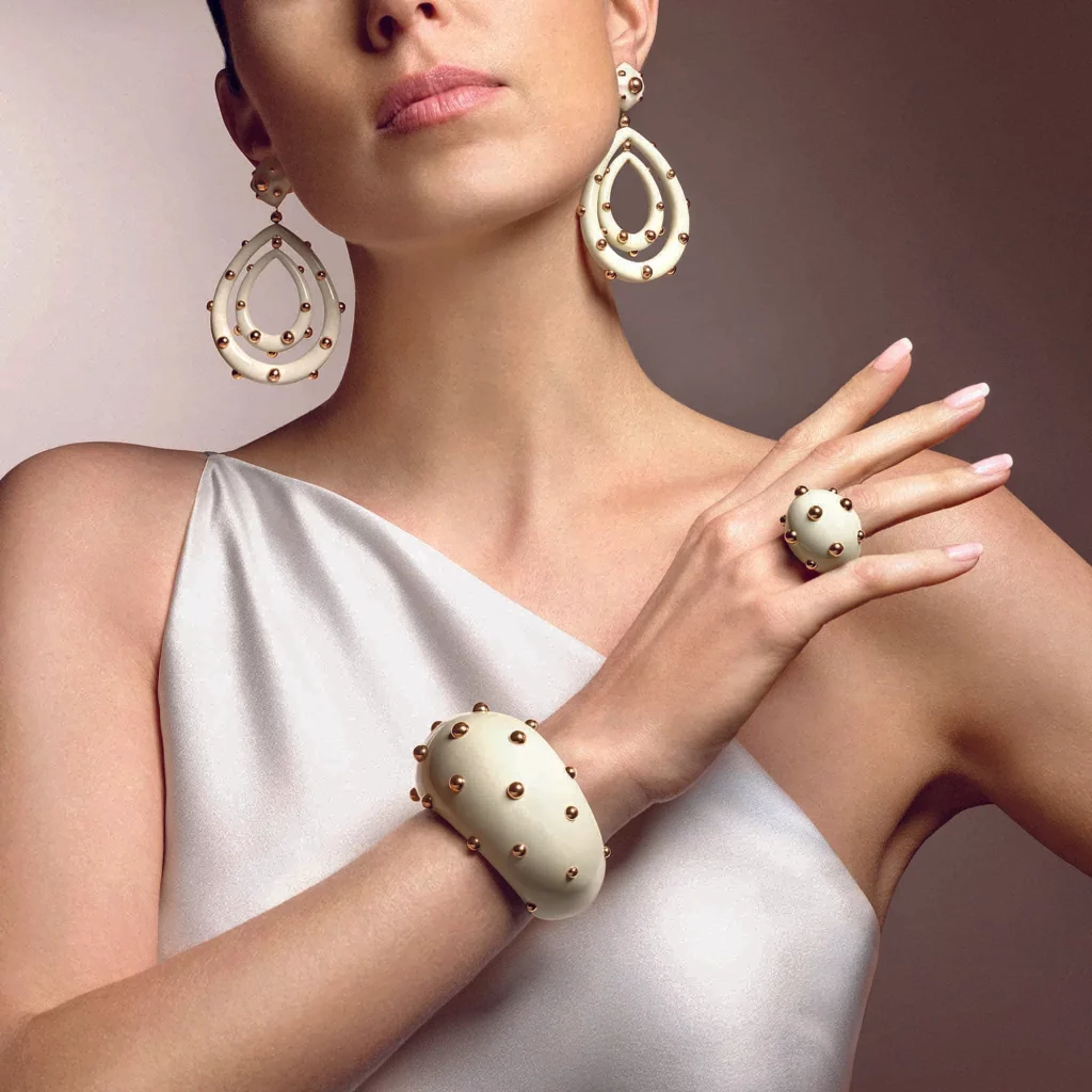 Giorgio B's Goocia collection in enamal. (Photo courtesy of Giorgio B) (Photo by Jordan Geibel)