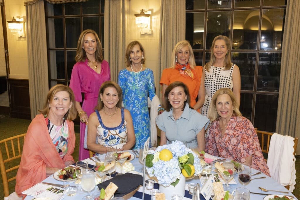 Back Row - Teresa Hubbard, Mary Perry, Janis Brous, and Anne Marie Bratton. Front Row - Patricia Ryan, Julie Kleberg, Michele Arnot, and Kaydee Bailey. (Photo by Sharon Ellman)