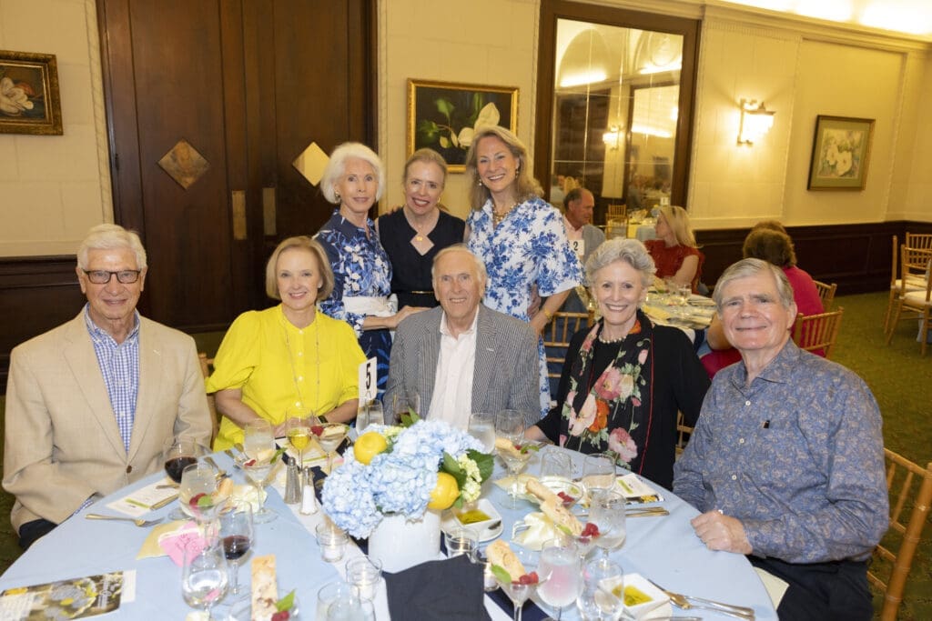  Back Row - Terri Gill, Jerre Tracy, Teri Kramer. Front Row - Joe Monteleone, Lezlie Monteleone, Raymond B. Kelly, Ellen Kelly, and David Tracy. (Photo by Sharon Ellman)