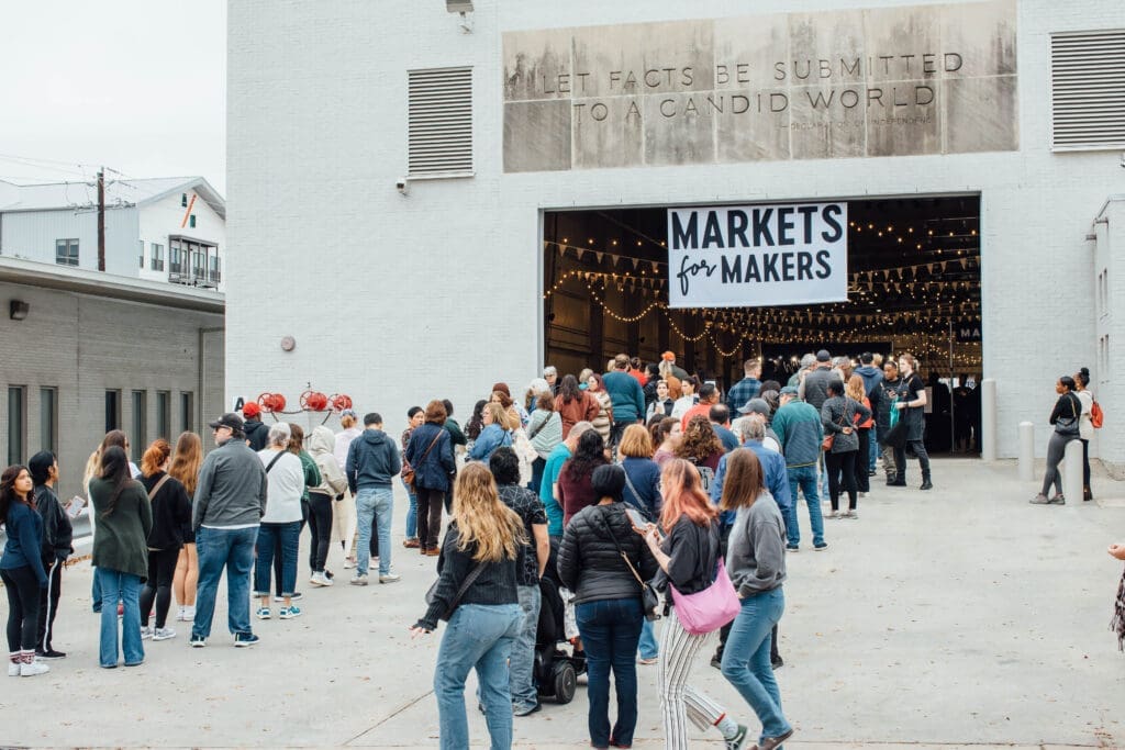 Markets for Makers November 2023 event at Silver Street Studios (Photo by Cole LoCurto)