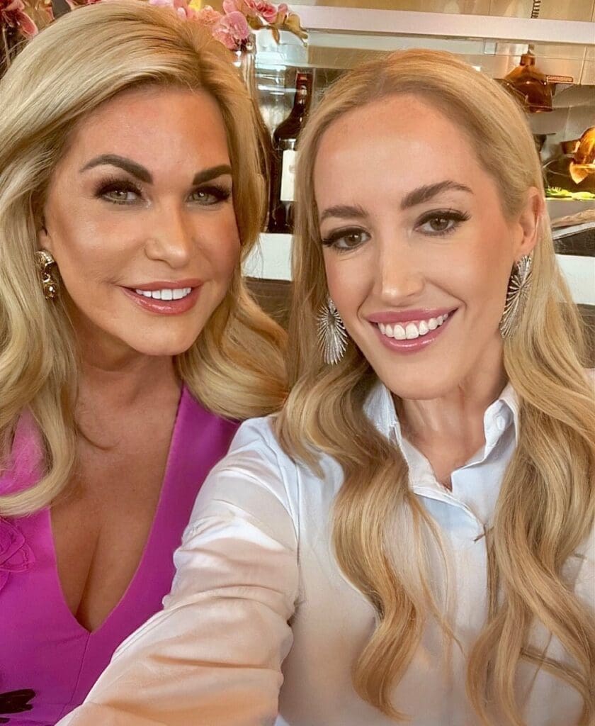 Stefanie von Stein, Whitney Lawson at the de Boulle luncheon honoring Giorgio Bulgari at Bari. (Guest photo) (Photo by Jordan Geibel)
