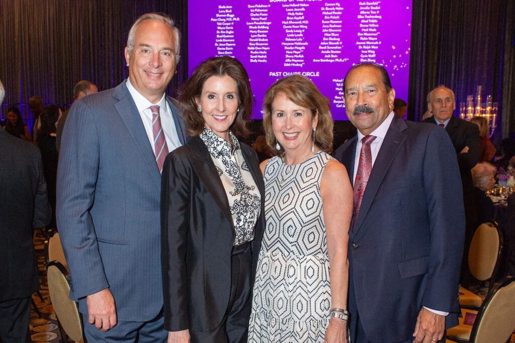 Bobby & Phoebe Tudor, Ileana & Michael Trevino at Holocaust Museum Houston’s 2024 LBJ Moral Courage Award Dinner (Photo by Jacob Power)