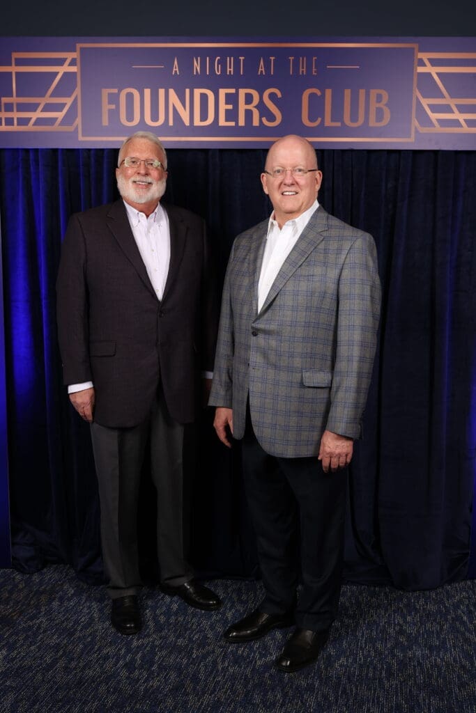 Ken Bohan, Dean O'Kelley at The Hobby Center's 'A Night at the Founders Club' (Photo by Quy Tran)