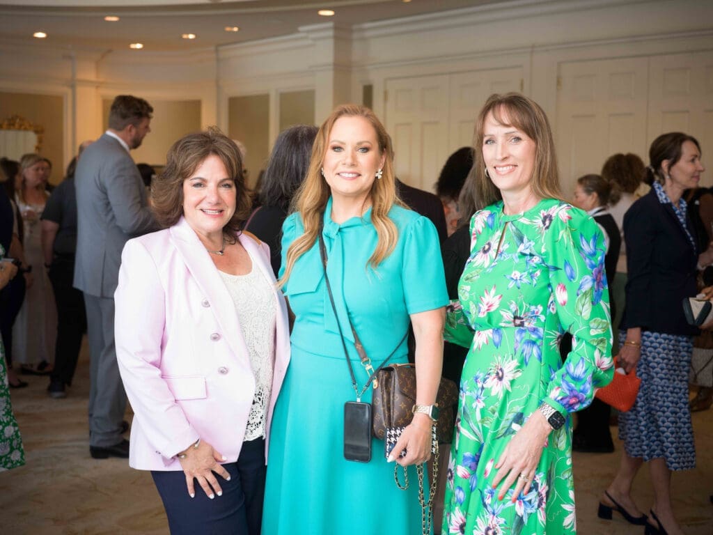 Kim Trimble, Amanda Horton, Angela Willliams at CanCare's 30th annual Hope Survivorship luncheon. (Photo by Daniel Ortiz)