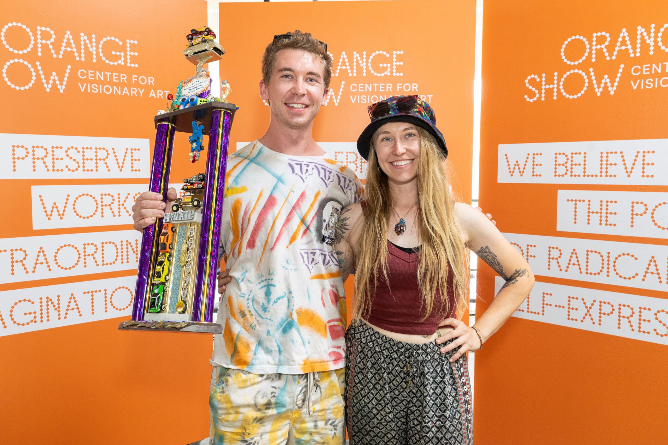 Kyle & Claire Johnson won the Ann Harithas Legacy Award for <em>The Ploppet,</em> (Photo by Emily Jaschke)