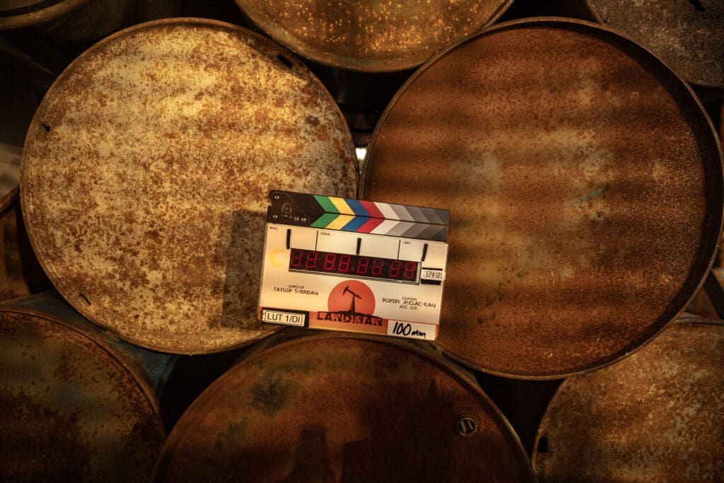 Quiet on the set please Fort Worth, filming is in progress on "Landman." (Photo by Emerson Miller)