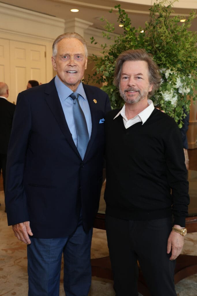 'The Six Million Dollar Man' Lee Majors, David Spade at The Broach Foundation dinner.