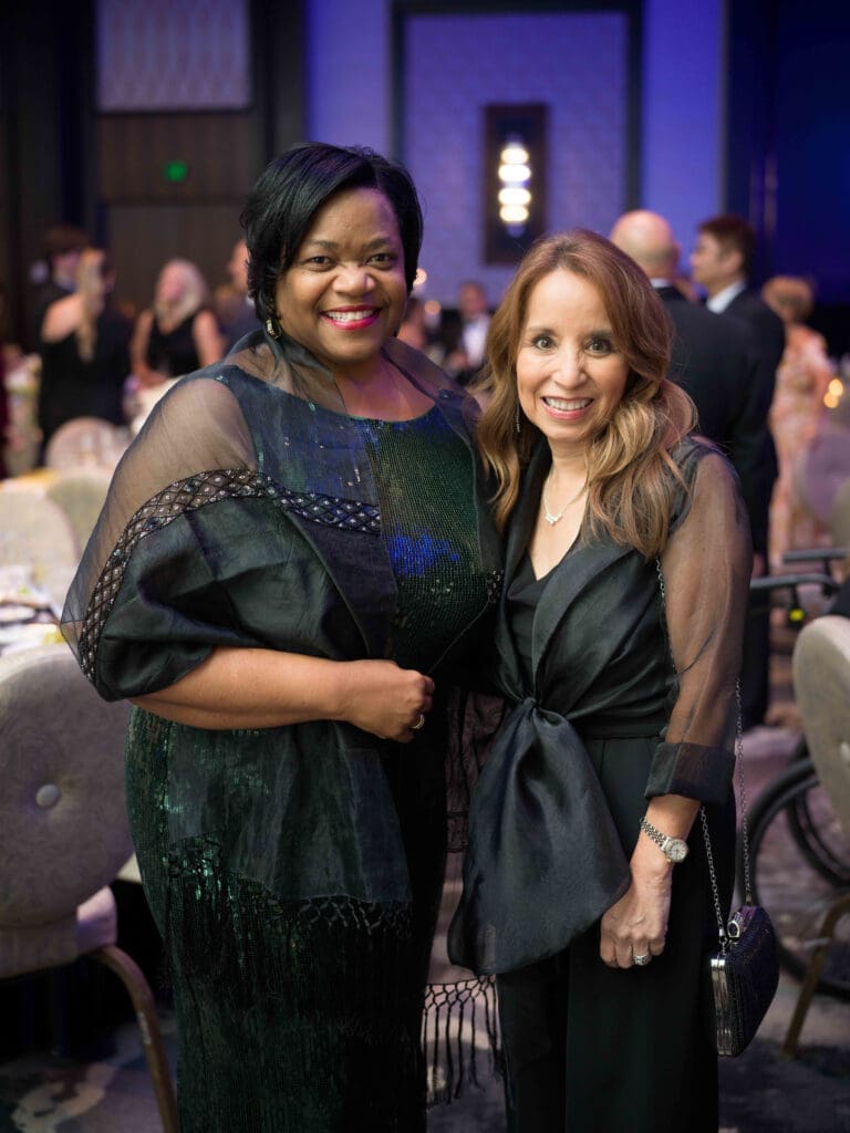 Marian Harper, Rita Shuma at the Make-A-Wish gala (Photo by Daniel Ortiz)