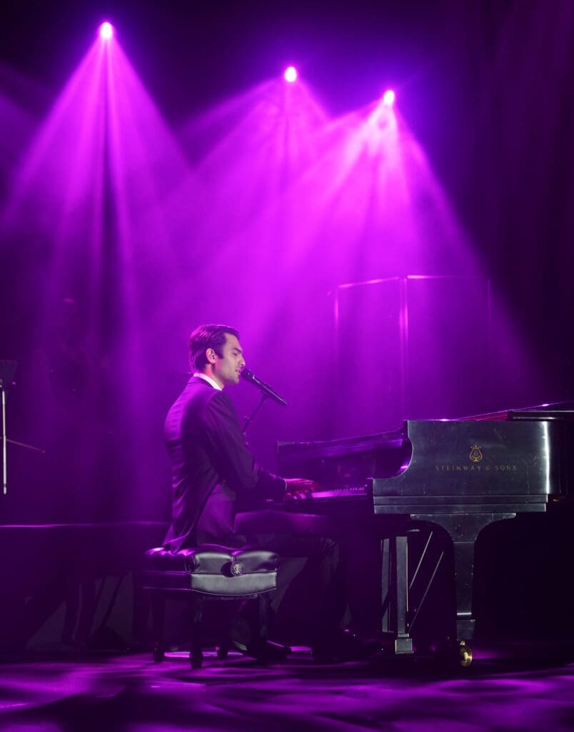 Matteo Bocelli performs at the University of St. Thomas gala. (Photo by Gwen Juarez)