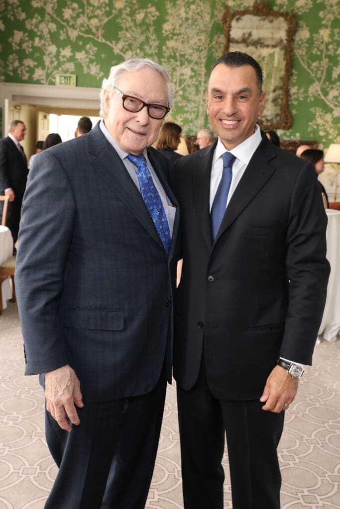 Dr. Bud Frazier, Dr. Devinder Bhatia at the Men of Distinction luncheon