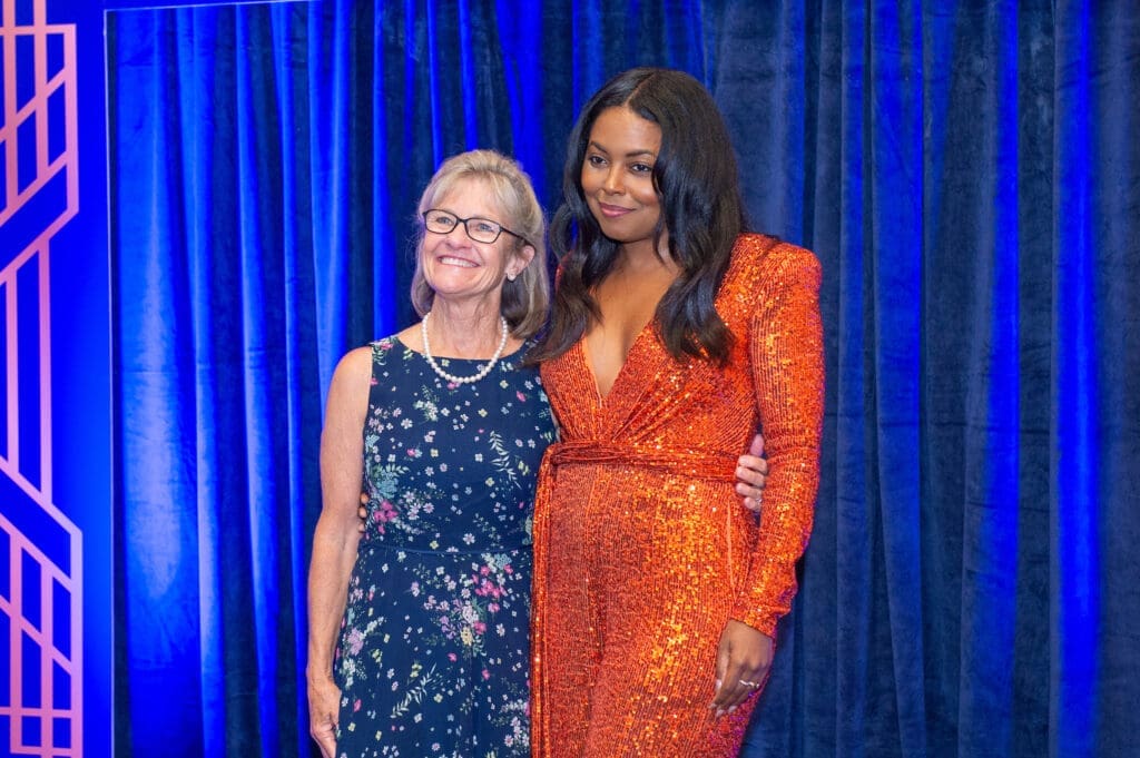 Pam Doty, Adrienne Warren at The Hobby Center's 'A Night at the Founders Club' (Photo by Jacob Power)
