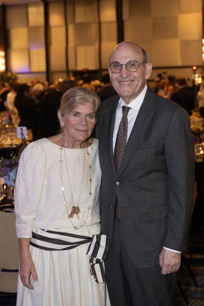 Geri Roper, Benjamin Warren at Holocaust Museum Houston’s 2024 LBJ Moral Courage Award Dinner  (Photo by Wilson Parish)