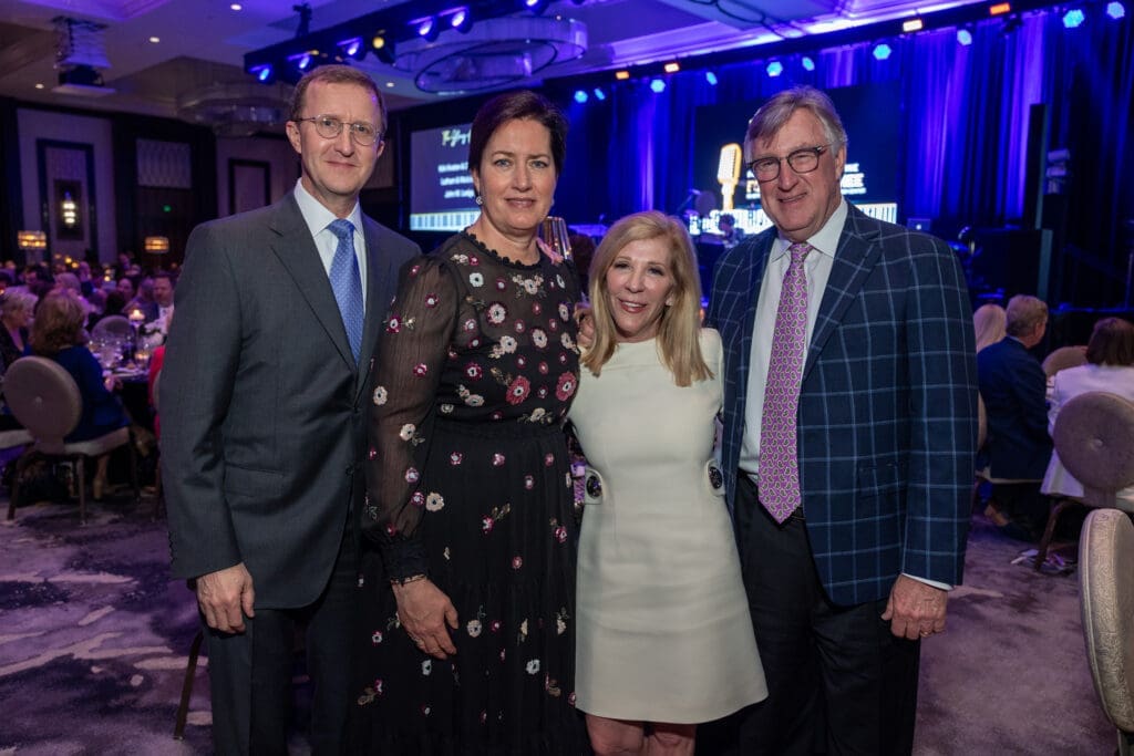 Richard & Heather Avant, Stacey & Steve Bourque at Texas Children's Hospital's 'An Evening with Legends' (Photo by Jenny Antill/Texas Children's Hospital)