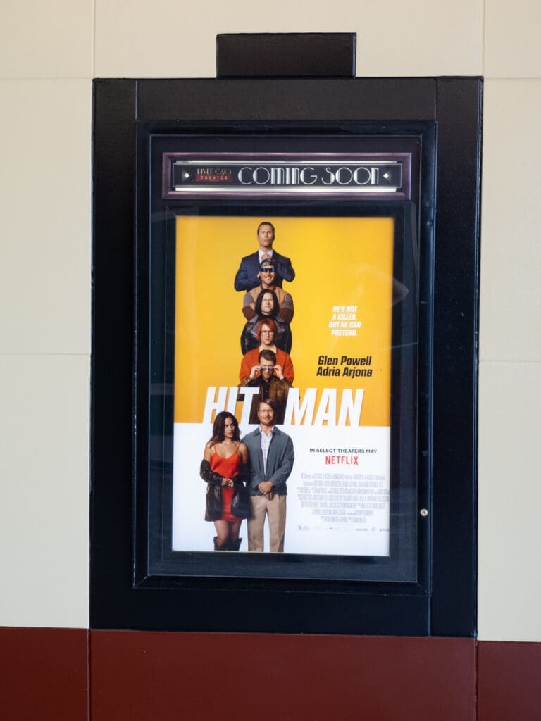 Director Richard Linklater's Hit Man movie is an unconventional romantic comedy. (Photo by F. Carter Smith) 