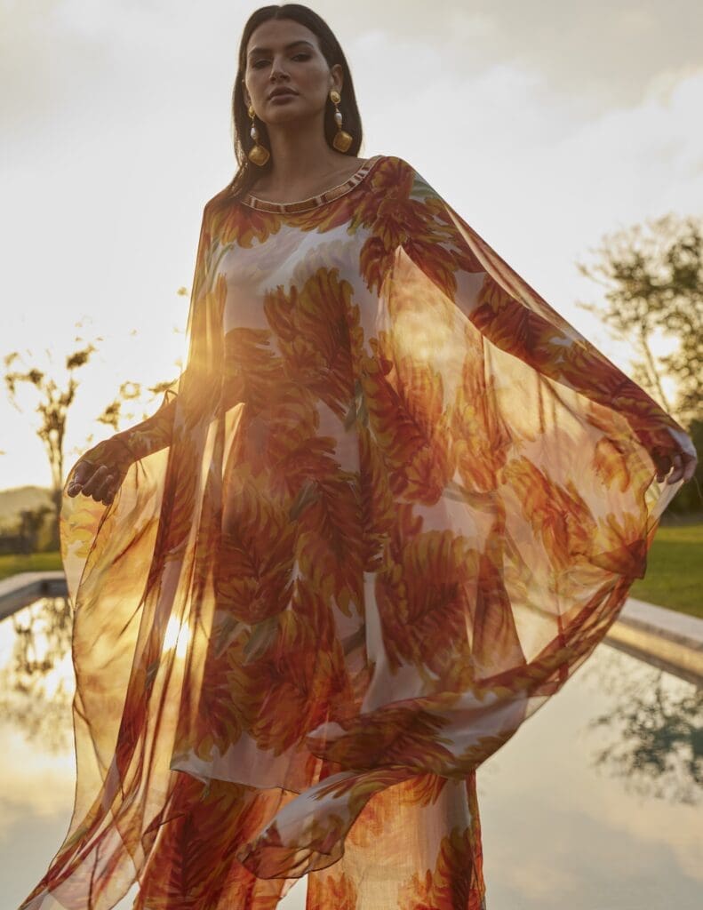 AvA fashions are made from fabric patterns created by designer Ala von Auersperg. (Photo courtesy of AvA) 