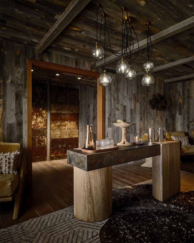 The entrance to the Ash Spa at Bowie House in Fort Worth.