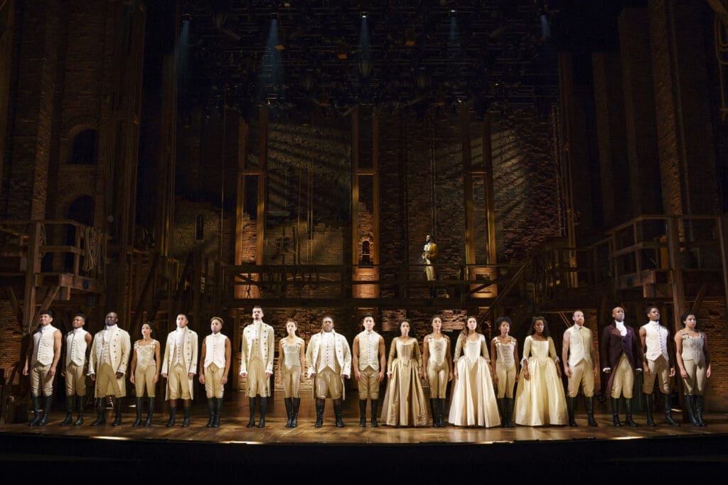 Hamilton's national tour takes over Bass Hall this June. (Photo by Joan Marcus)