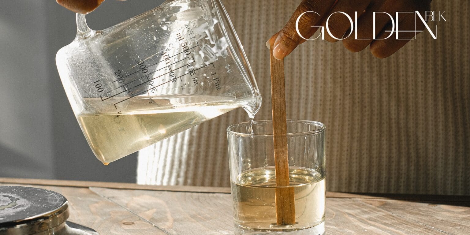 Golden BLK Candle making class dallas