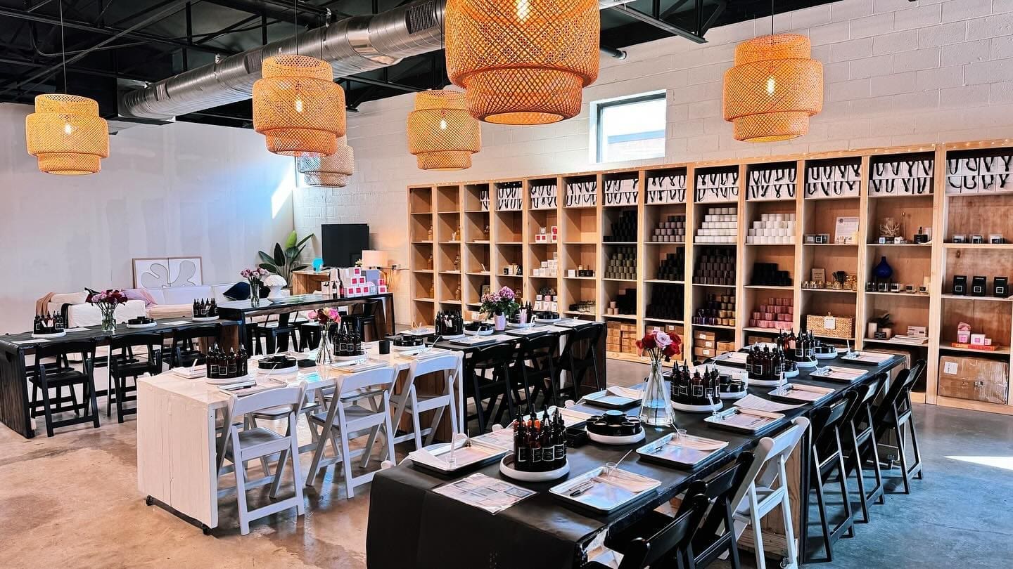 Malibu Apothecary candle making Dallas