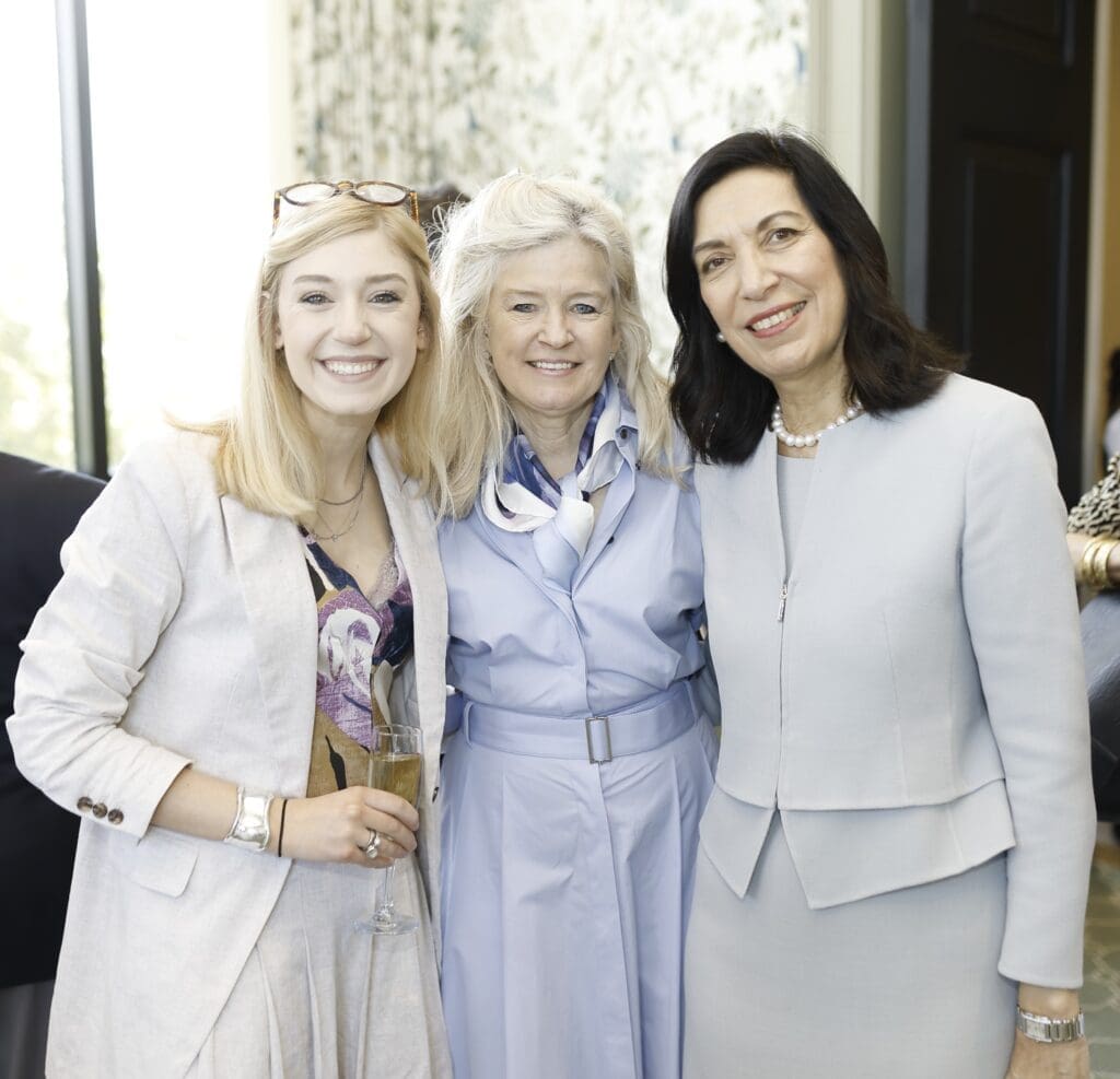 Alzheimer's Association AWARE luncheon Chanel Johnson, Tamar Johnson,  and guest speaker Dr. Huda Zoghbi