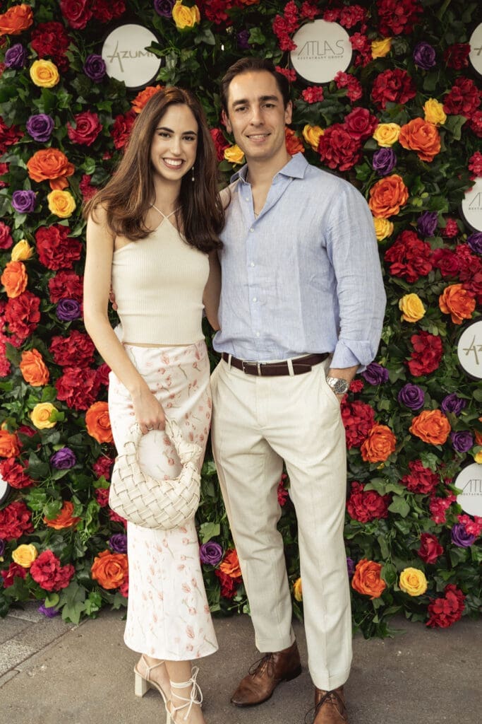 Analise & Patrick Hillyard at the opening of Azumi in River Oaks District. (Photo by Jonah Tijerina)