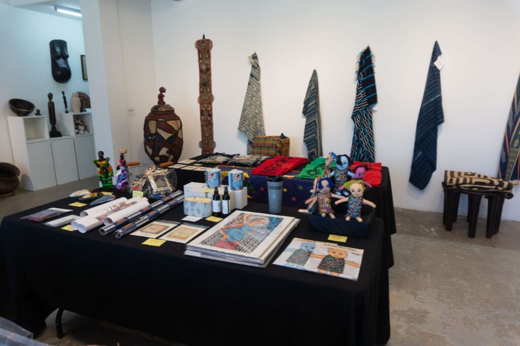 Pieces for sale at The Community Artists' Collective Ashé Summer Market (Photo by Sofia Westerman) 