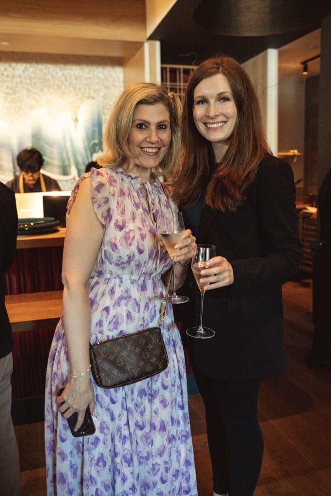 Ashley Keiter, Lauren Nowak at the opening of Azumi in River Oaks District. (Photo by Jonah Tijerina)