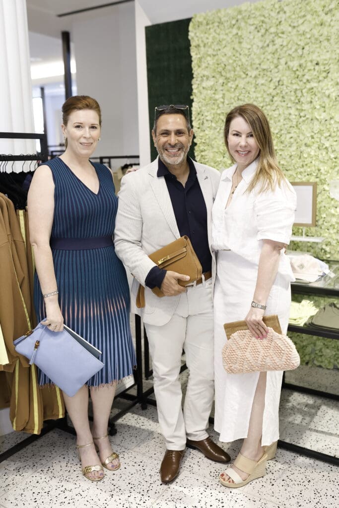 Camp Aspen pop-up guests Carey Kirkpatrick, Joel Luks, Danna White (Photo by Quy Tran)