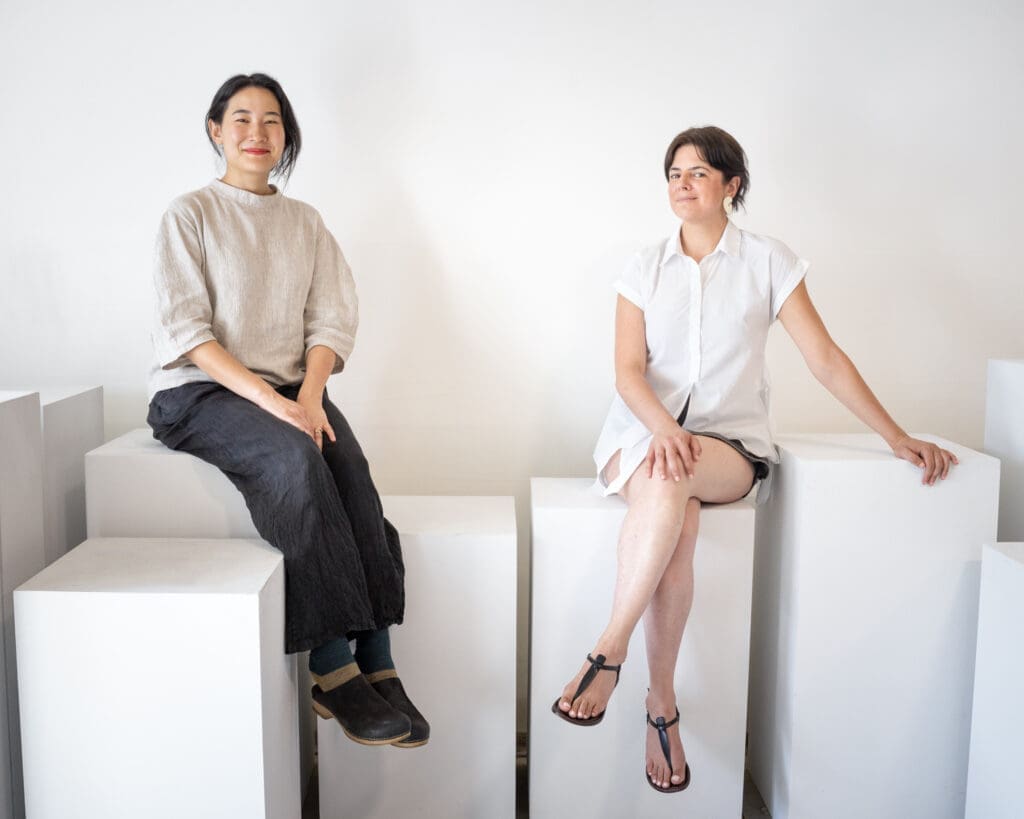 Carolina Borja and Angela Chen are the next artist duo coming to Throughline Collective. (Photo by Lorena Molina) 