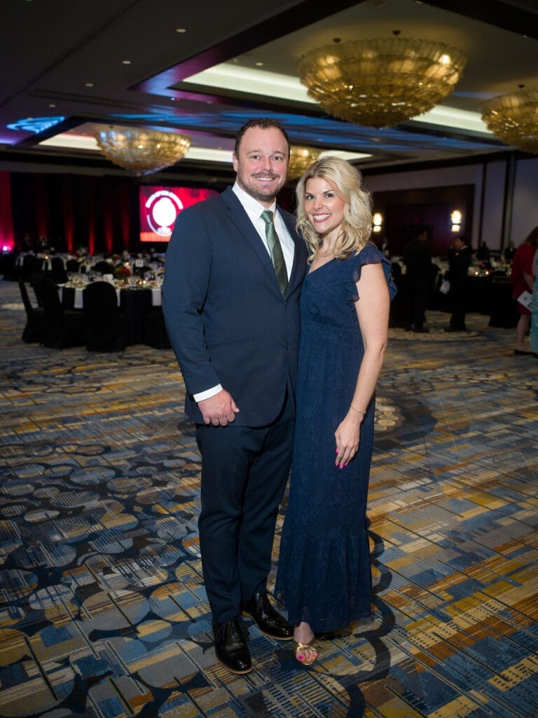 Chris Miller, Brittany Hernandez at the Children at Risk dinner (Photo by Daniel Ortiz)