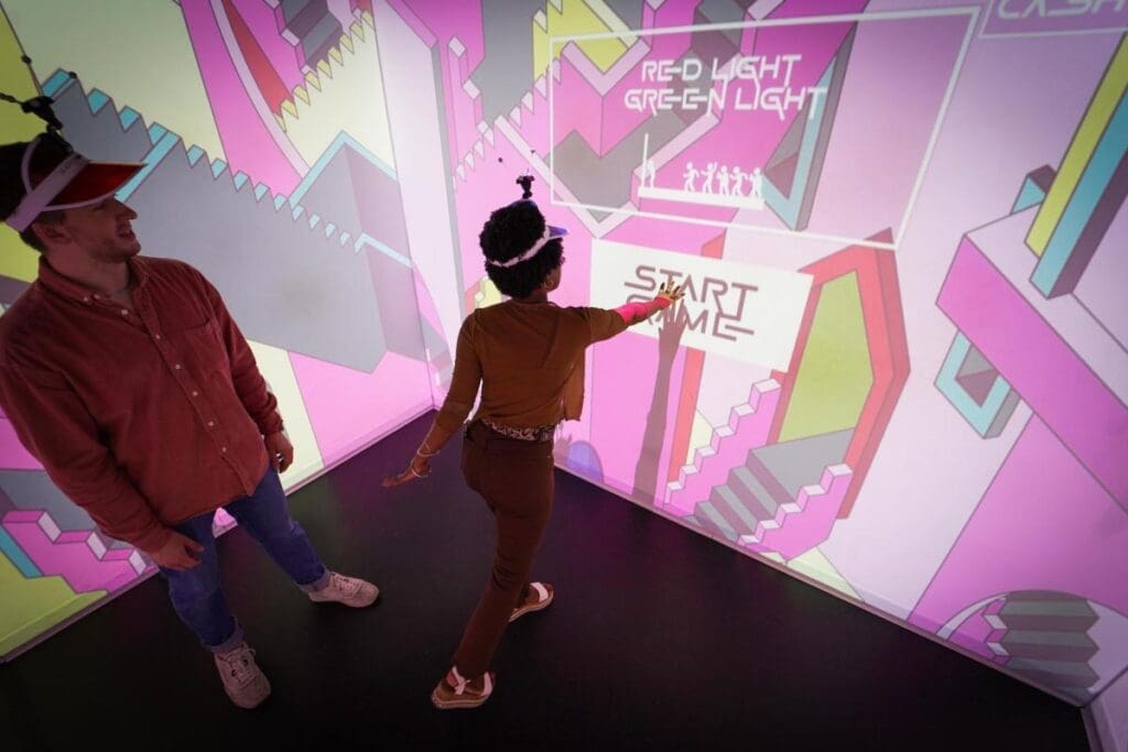 Immersive Gamebox in The Woodlands Mall is the perfect place to hide from the heat. Image: Immersive Gamebox. 