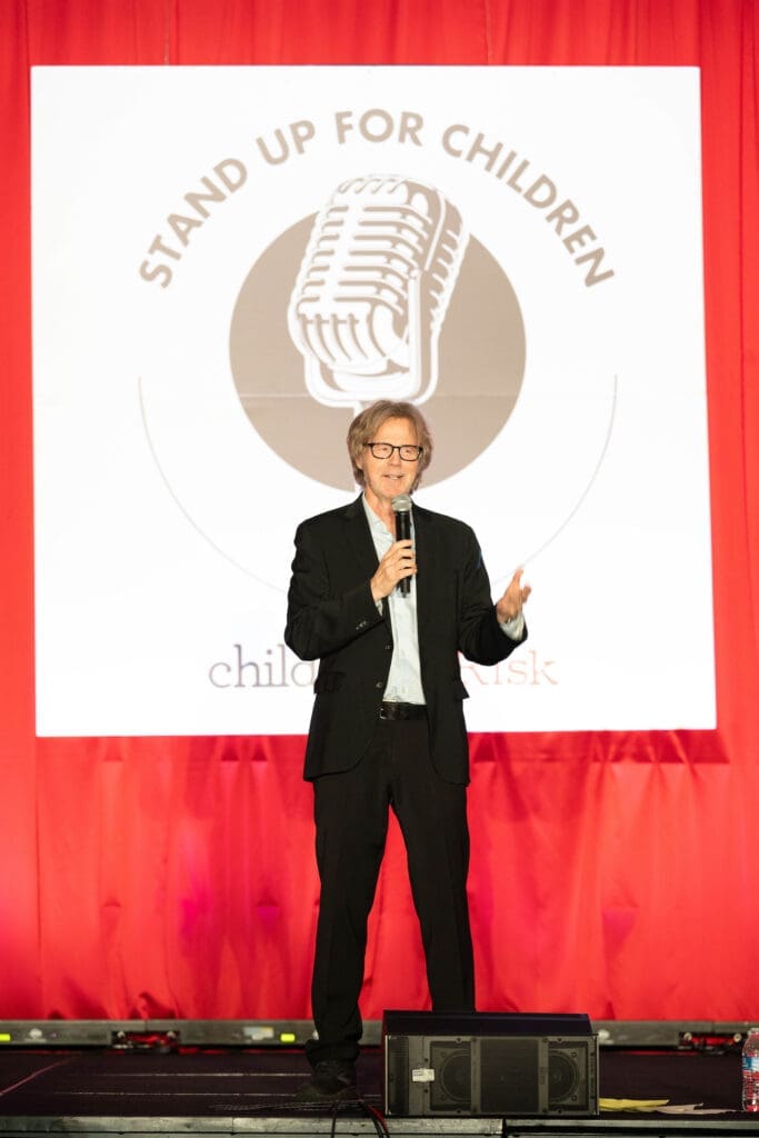Dana Carvey has them rolling in the aisles at the Children at Risk dinner (Photo by Daniel Ortiz)