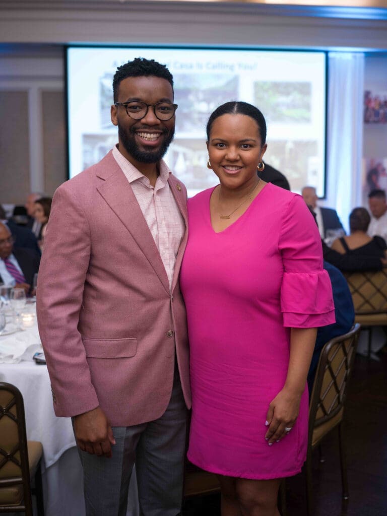 Dexter & Chelsea McCoy at the Houston Furniture Bank dinner  (Photo by Daniel Ortiz) 