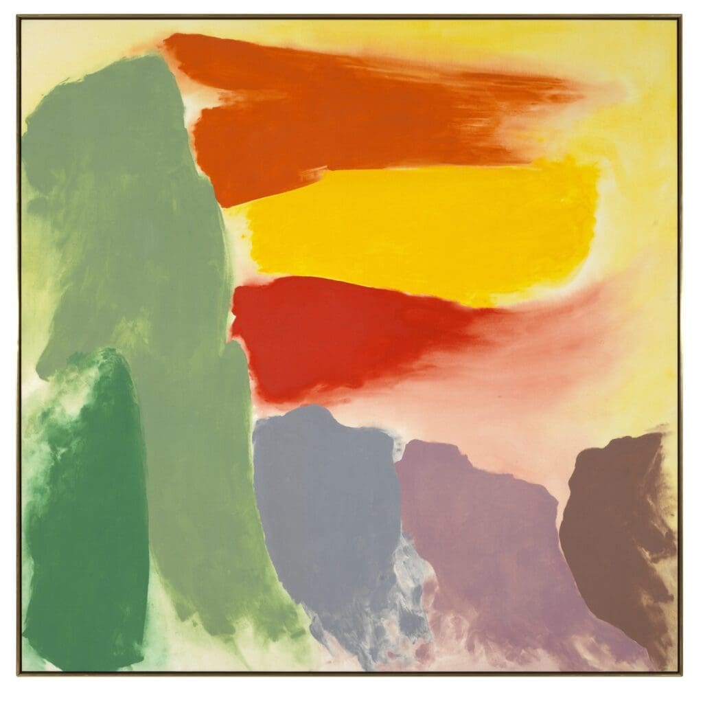 Friedel Dzubas' "Ascona," 1976, at the Carl & Marilynn Thoma Foundation.
