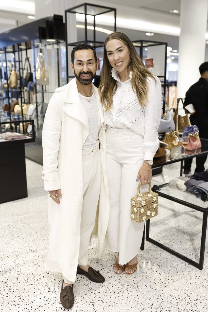 Fady Armanious, Disney Harris at the Camp Aspen pop-up at Tootsies (Photo by Quy Tran)