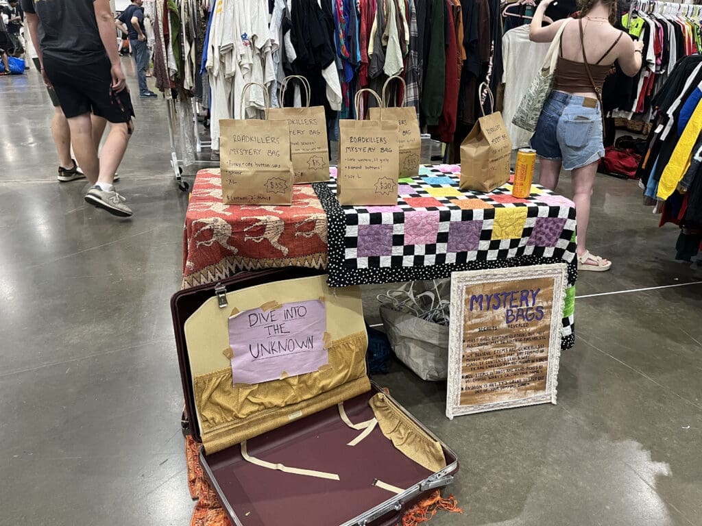 Mystery bags filled treasured finds await patrons of ThriftCon Houston (Photo by Jenna Baer)