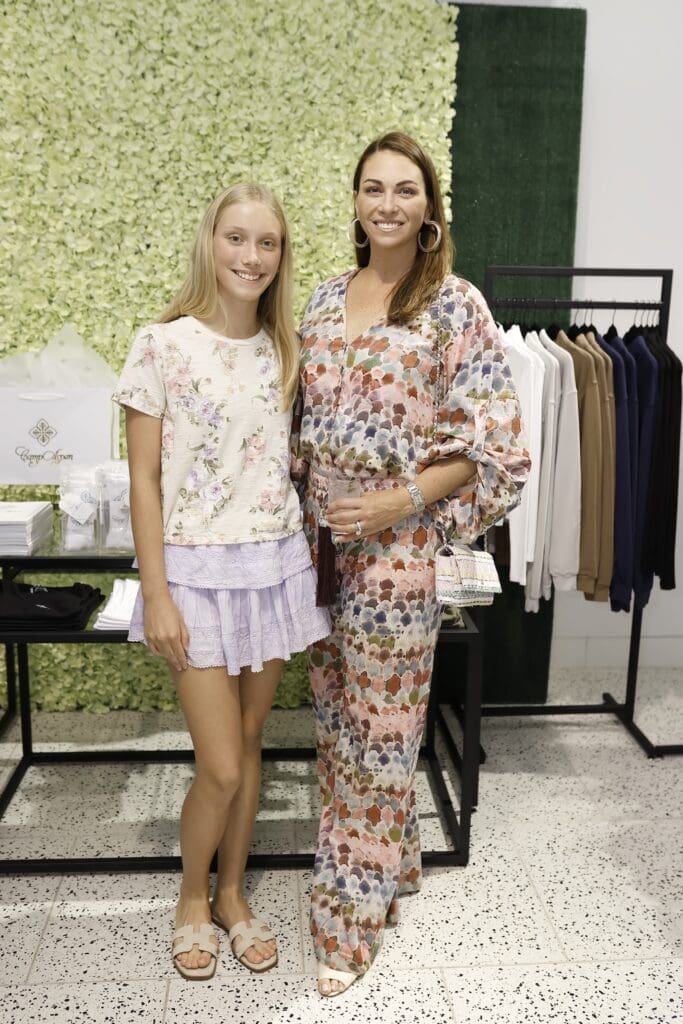 Kate Zdeblick, Beth Zdeblick at the Camp Aspen pop-up at Tootsies (Photo by Quy Tran)